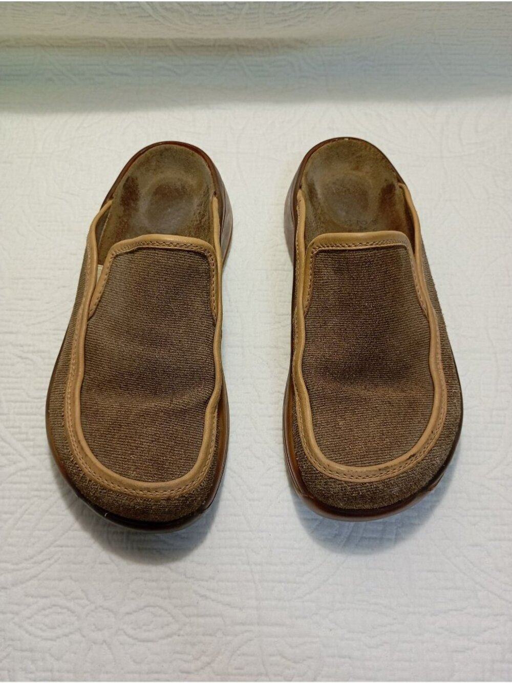 Tatami By Birkenstock Brown Suede Volga Clogs Mules Women's Sizr 38 (7.5 US)